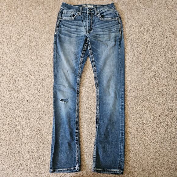 BKE Jake Straight Leg Denim Jeans - 29L - Picture 1 of 8